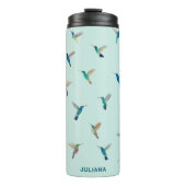 Aangepaste kolibries thermosbeker (Voorkant)