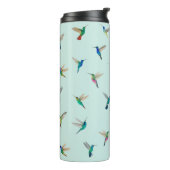 Aangepaste kolibries thermosbeker (Gedraaid links)