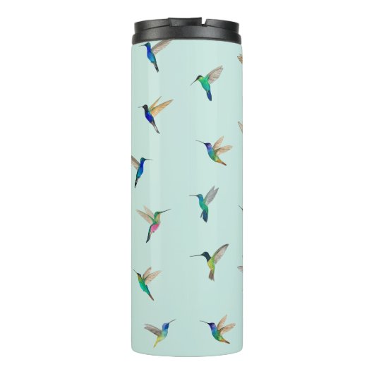 Aangepaste kolibries thermosbeker (Achterkant)