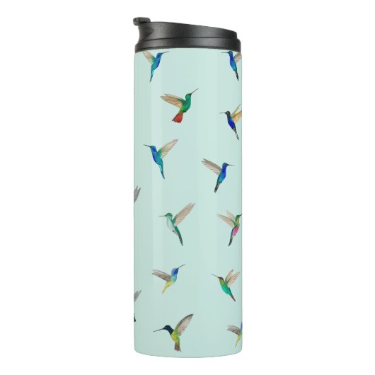 Aangepaste kolibries thermosbeker (Geroteerd rechts)