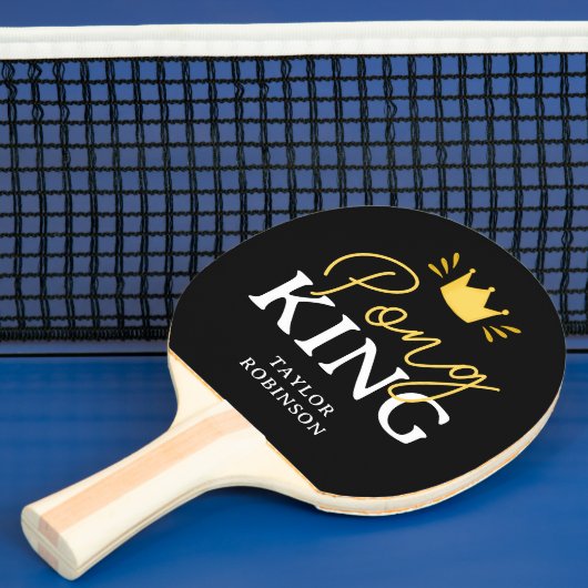 Aangepaste Koning van Tafeltennisbatje (Insitu)