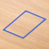 Aangepaste Koninklijke Blauwe Acryl Frame Uitnodig Uitnodigingen (Laagn)