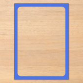 Aangepaste Koninklijke Blauwe Acryl Frame Uitnodig Uitnodigingen (Voorkant)