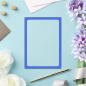 Aangepaste Koninklijke Blauwe Acryl Frame Uitnodig Uitnodigingen (Insitu (Huwelijk))
