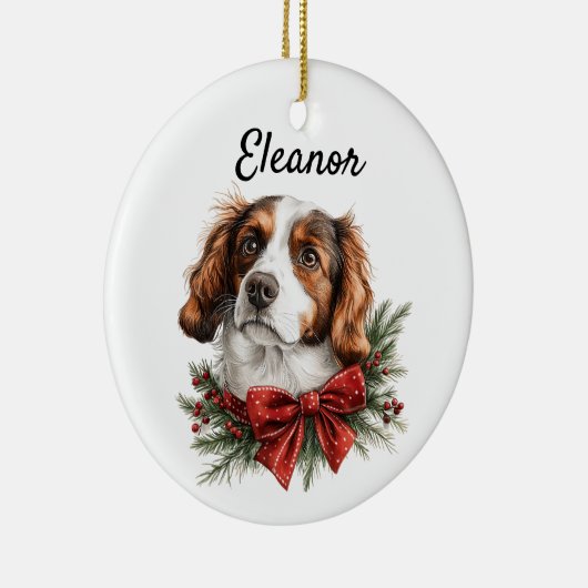 Aangepaste Kooikerhondje Huisdier Keramisch Ornament (Rechts)