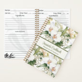 Aangepaste kookboek witte orchideeën recepten Noti Notitieboek (Binnen)