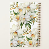 Aangepaste kookboek witte orchideeën recepten Noti Notitieboek (Achterkant)