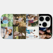 Aangepaste koppel- en gezinsfotocollage op maat Case-Mate iPhone case (Achterkant (horizontaal))