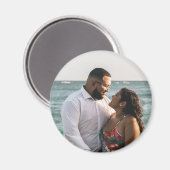 Aangepaste koppel foto gepersonaliseerd magneet (Voorkant / Achterkant)