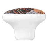 Aangepaste koppel foto keramische knop (Zijkant)