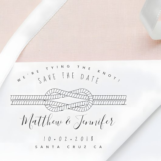 Aangepaste koppeling van het script Knot Rustic sl Rubberstempel