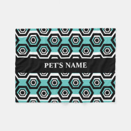 Aangepaste koppellijnen fleece deken