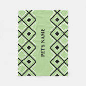 Aangepaste koppellijnen fleece deken (Voorkant)