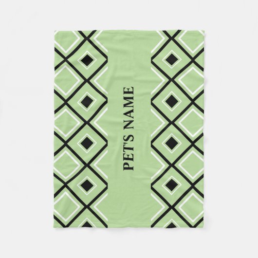 Aangepaste koppellijnen fleece deken (Voorkant)