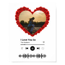 Aangepaste koppels foto | Heart Shadow Flowers