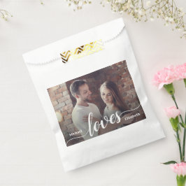 Aangepaste Koppels Foto Liefde Script Bedankzakje