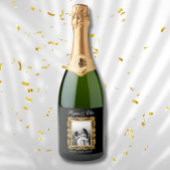 Aangepaste Koppels Huwelijkscadeau Sparkling Wijnetiket