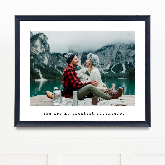 Aangepaste koptekst voor fototypemachine perfect poster