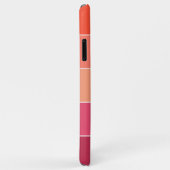 Aangepaste koraal perzik oranje magenta rood roze Case-Mate iPhone case (Achterkant/rechts)