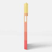 Aangepaste koraal rode perzik Oranje meloen gele s iPhone Hoesje (Rechterkant)