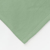Aangepaste koraal sage gestreepte monogram boho pa fleece deken (Hoek)