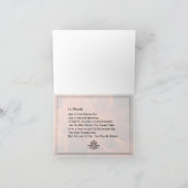 Aangepaste korting voor brandweerlieden Hartelijk  Bedankkaart (Binnen)