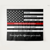 Aangepaste korting voor brandweerlieden met dunne wandkleed (Voorkant (horizontaal))