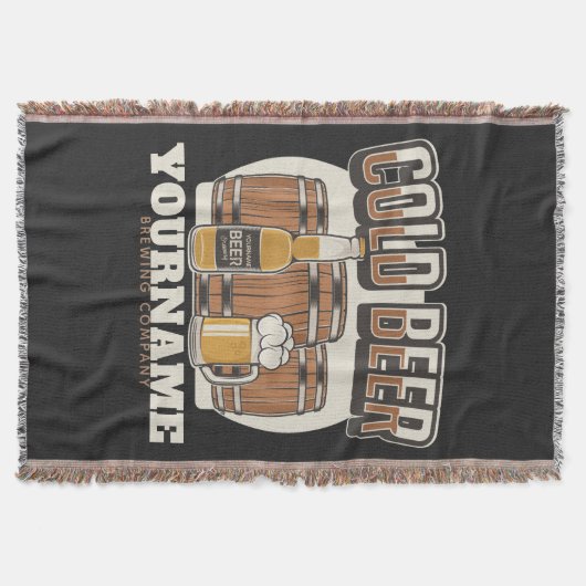 Aangepaste koude bieren, eik en brei deken (Voorkant)