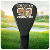 Aangepaste koude bieren, eik en brei golfheadcover