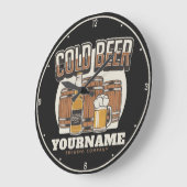 Aangepaste koude bieren, eik en brei grote klok (Hoek)