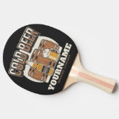Aangepaste koude bieren, eik en brei tafeltennisbatje (Zijkant)