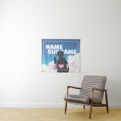 Aangepaste Kpop Idol Ondersteuning Banner Uw Foto Wandkleed (In Situ (horizontaal))