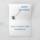 Aangepaste kraanmachinist Verjaardag Kaart Jouw te (Binnen)