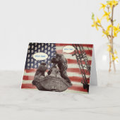 Aangepaste kraanmachinist Verjaardag Kaart Jouw te (Gele Bloem)