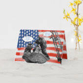 Aangepaste kraanmachinist Verjaardag Kaart Jouw te (Gele Bloem)