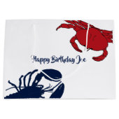 Aangepaste krab in grote tas large cadeautasje (Voorkant)