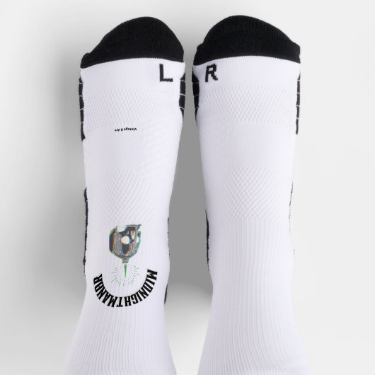 Aangepaste, krachtige Athletic Crew Sock. Sokken (Top)