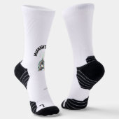 Aangepaste, krachtige Athletic Crew Sock. Sokken (Gebogen)