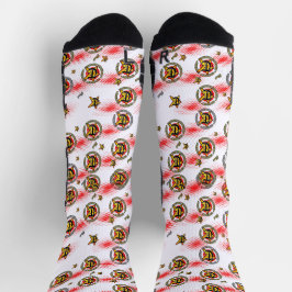 Aangepaste, krachtige, Athletic Crew Sock Sokken