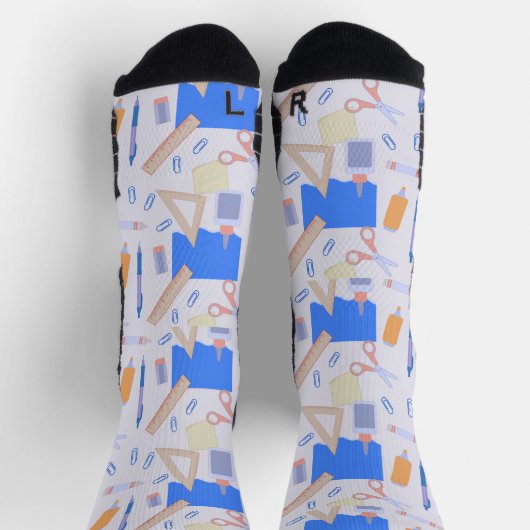 Aangepaste, krachtige, Athletic Crew Sock Sokken (Top)