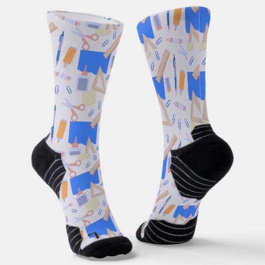 Aangepaste, krachtige, Athletic Crew Sock Sokken (Gebogen)