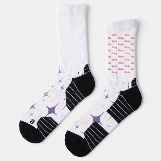 Aangepaste, krachtige, Athletic Crew Sock Sokken (Links)