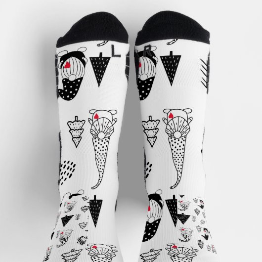 Aangepaste, krachtige, Athletic Crew Sock Sokken (Top)