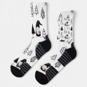 Aangepaste, krachtige, Athletic Crew Sock Sokken (Links)