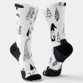 Aangepaste, krachtige, Athletic Crew Sock Sokken (Gebogen)