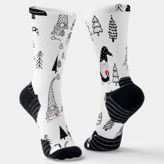 Aangepaste, krachtige, Athletic Crew Sock Sokken (Gebogen)