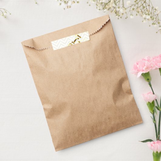 Aangepaste Kraft Favor Zak Bedankzakje (Gezegeld)