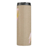 Aangepaste Kraft Gold Pink Borh Tumbler Thermosbeker (Achterkant)