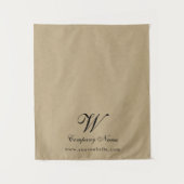 Aangepaste Kraft Zakelijke Tafel Runner Banner Scr Wandkleed (Voorkant)