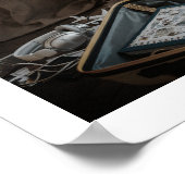 Aangepaste krantenprint Doe het voor de plot Girl  Poster (Hoek)